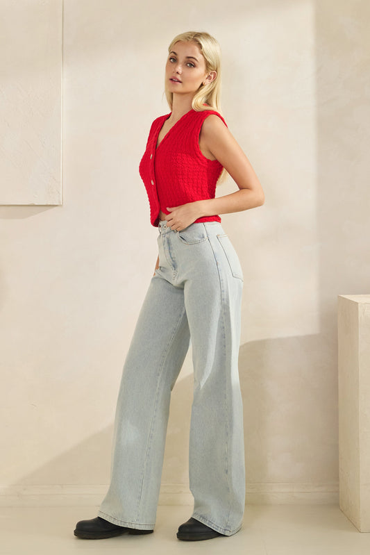 Onarya The Zone High Rise Wide Leg Jeans