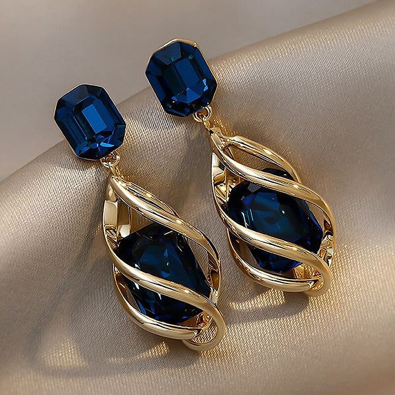 Boucles d'oreilles Saphir