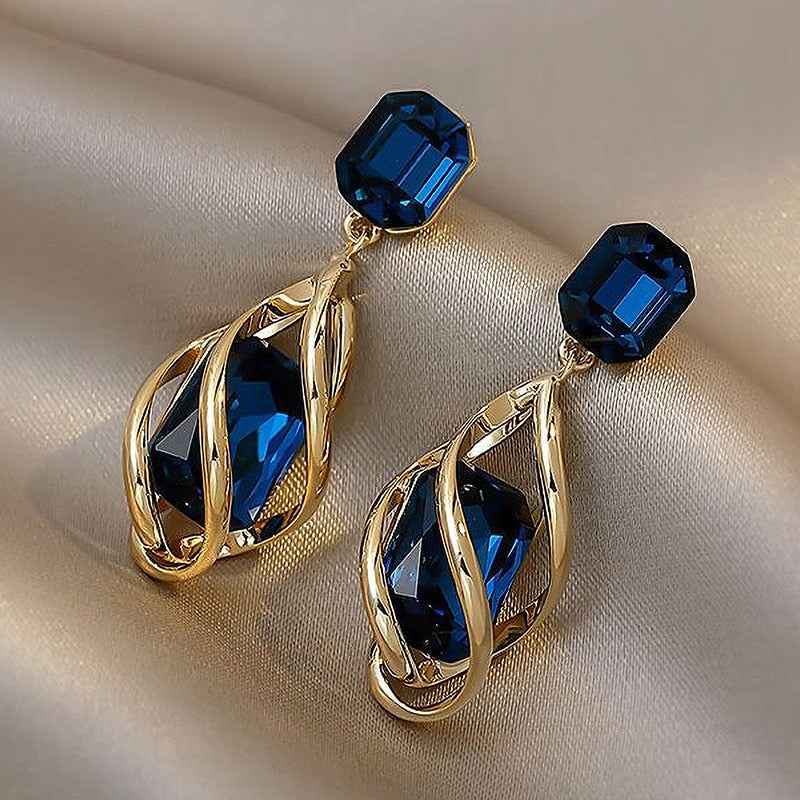 Boucles d'oreilles Saphir