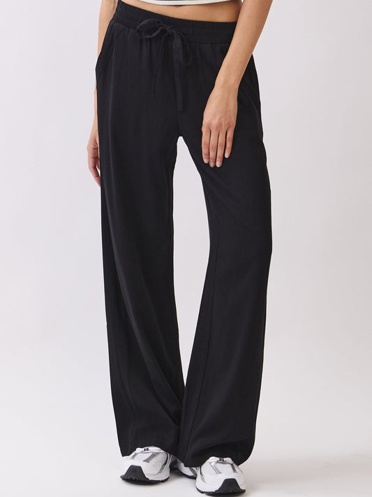 Onarya Black Yuna Soft Wide Leg Pants