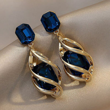 Boucles d'oreilles Saphir