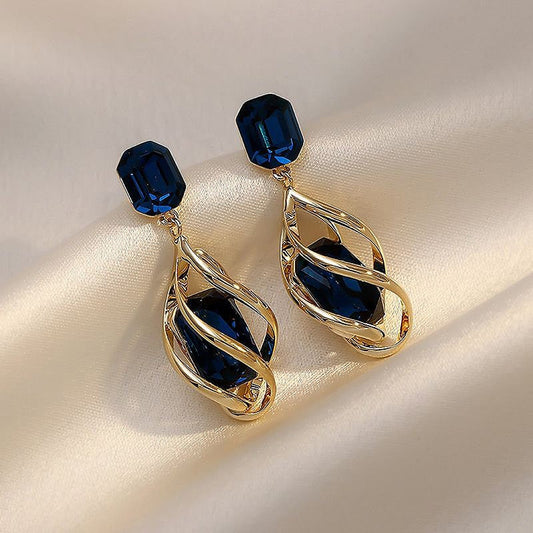 Boucles d'oreilles Saphir